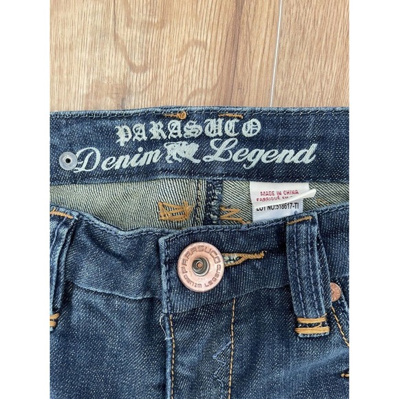 Parasuco Legend Stretch Bootcut Distressed Jeans Womens SZ 28 X 32 - Picture 3 of 6